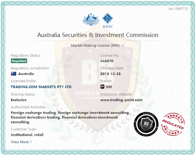 XM ASIC regulation document