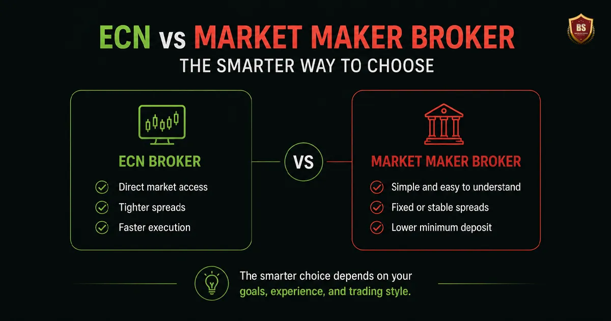 ECN vs market maker broker the smarter way to choose