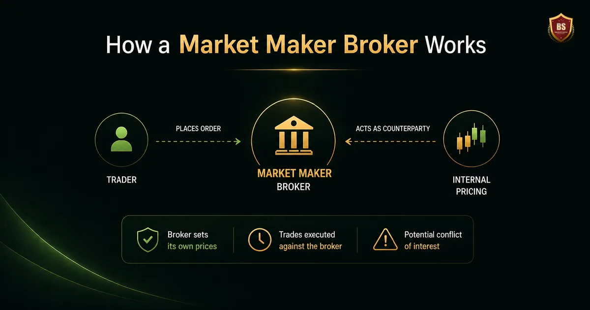 How a market maker broker works
