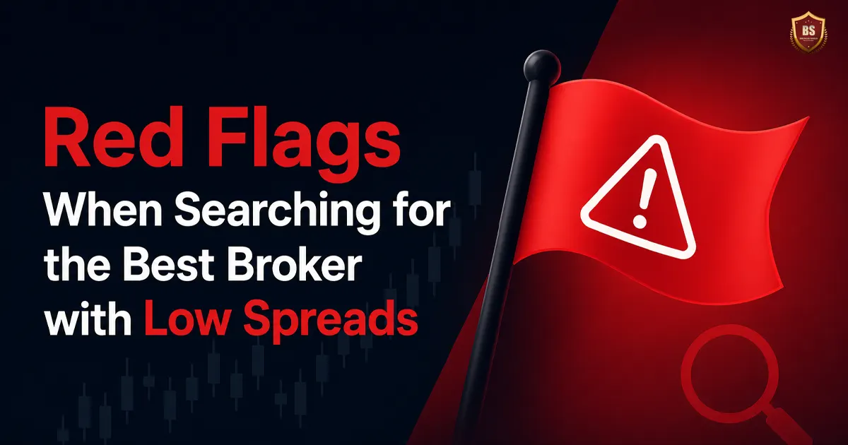 Red flags when searching for the best broker with low spreads