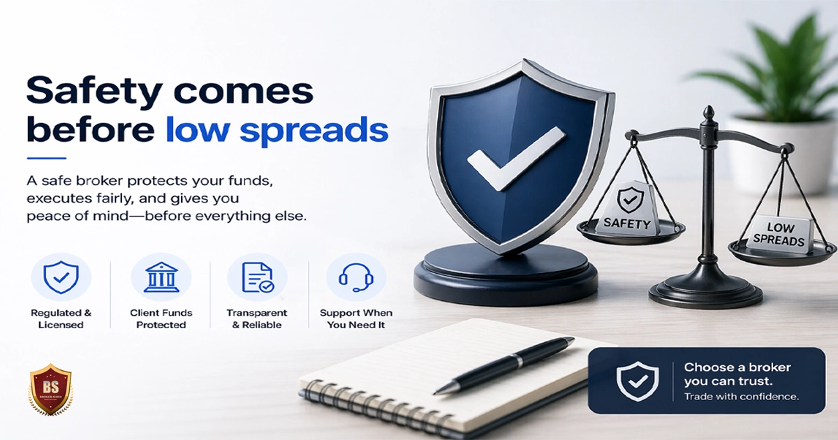 Safety comes before low spreads