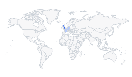 eToro top countries traffic map