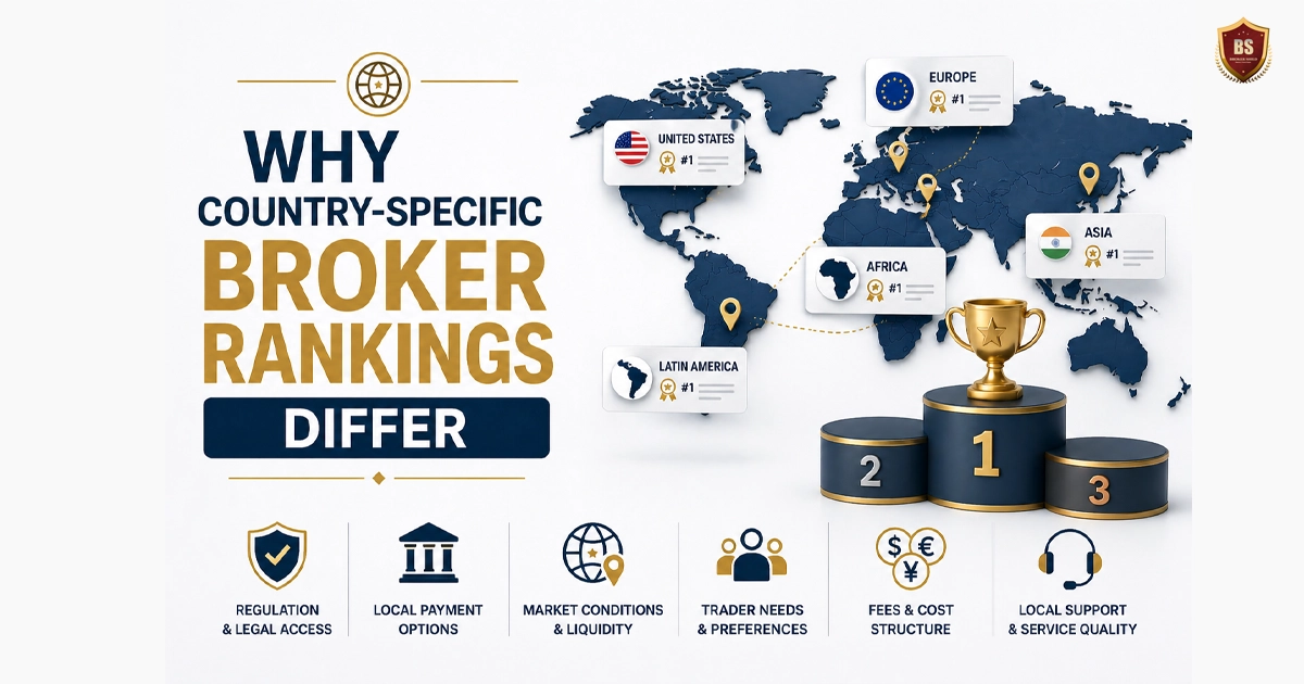 Why country specific broker rankings differ