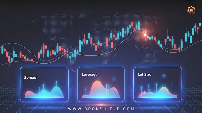 spread leverage lot size forex explained