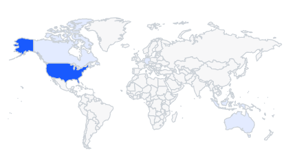 AMP Futures top countries map