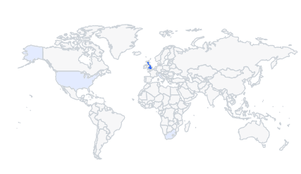 AvaTrade top countries traffic map