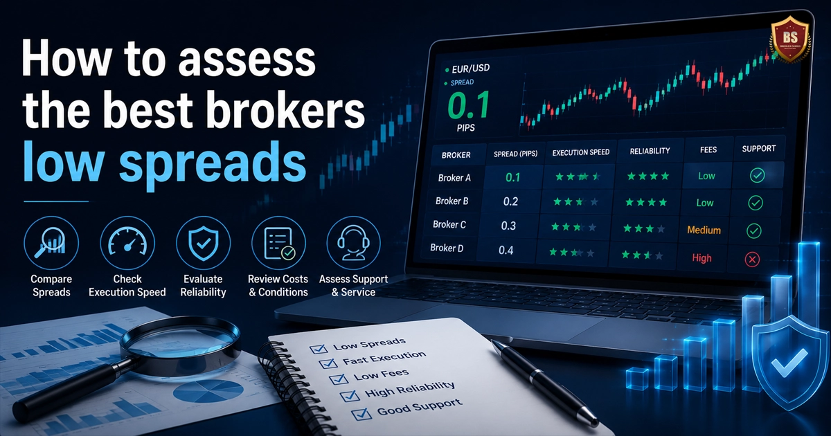 How to assess the best brokers with low spreads