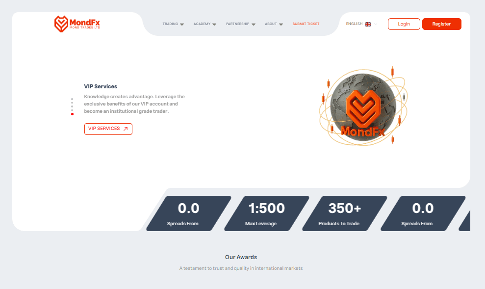 Mondfx Website