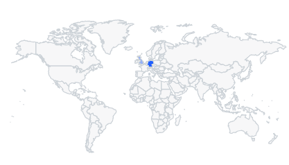 Plus500 top countries traffic map