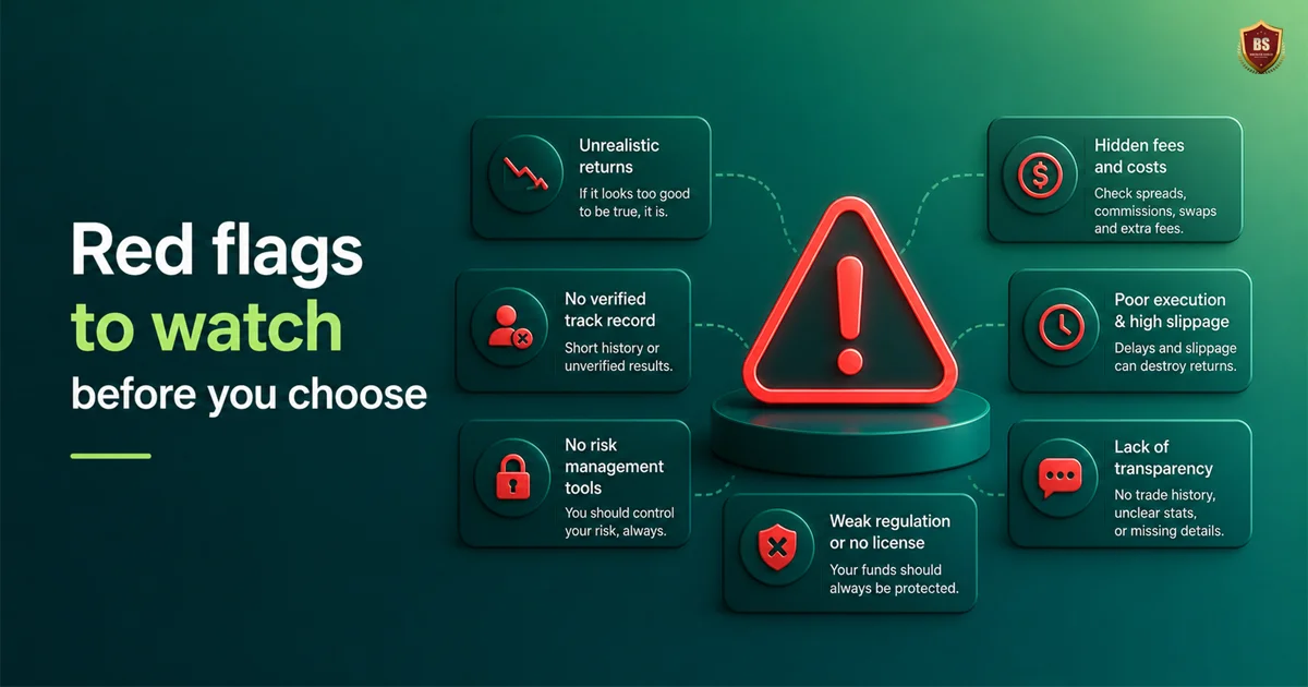 Red flags to watch before you choose