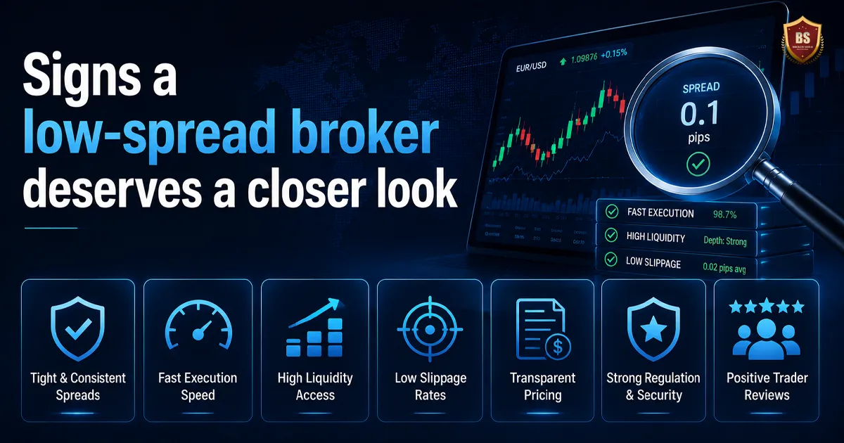 Signs a low spread broker deserves a closer look