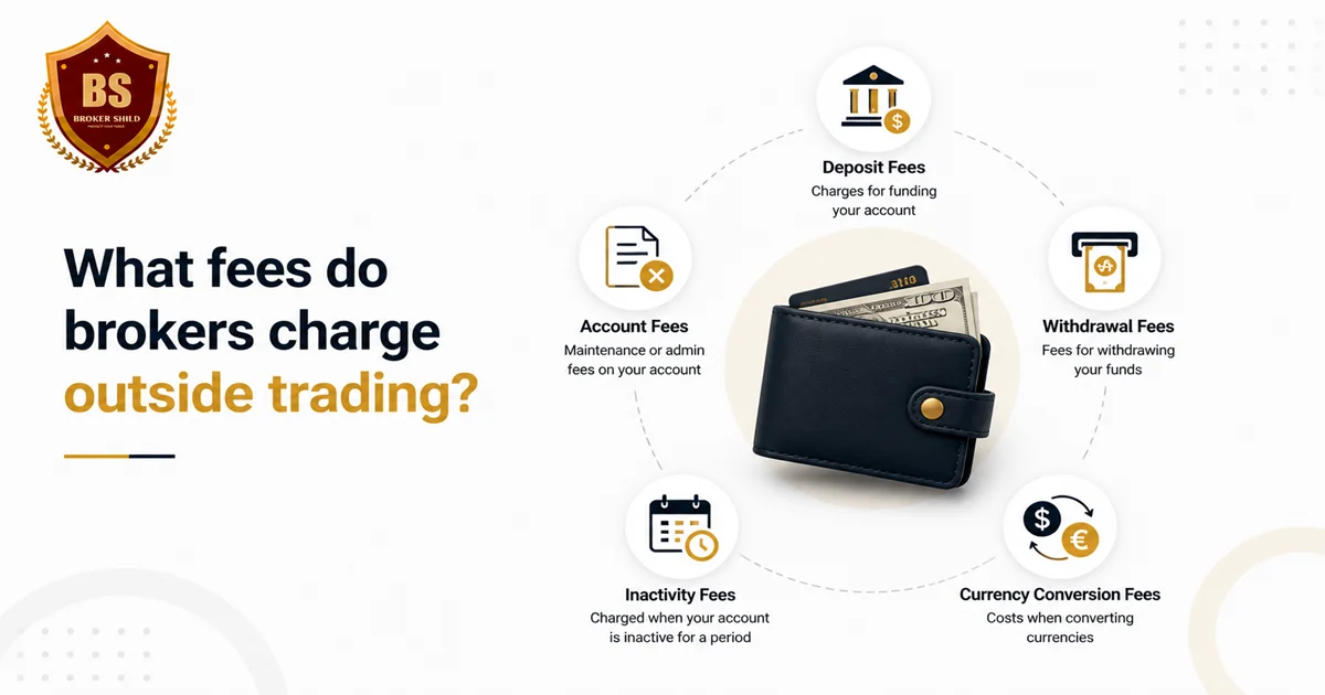 What fees do brokers charge outside trading