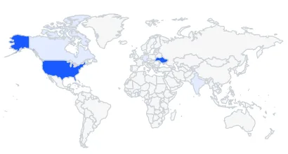 Optimus Futures Review 2026 1 Optimus Futures top countries traffic map