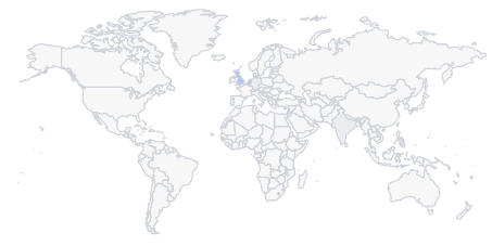 DEGIRO top countries traffic map
