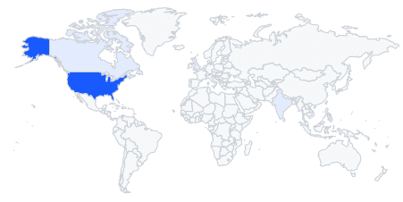 Fidelity top countries traffic map