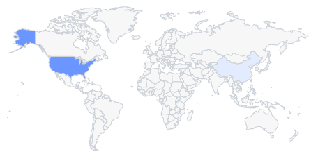 Firstrade top countries traffic map